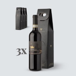 3x Brunello di Montalcino DOCG 2012 Confezione Regalo – Cantina di Montalcino (€ 32 a regalo)