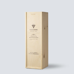 Cassetta in legno da 1 bottiglia – Enoteca di Vinci e Montalcino