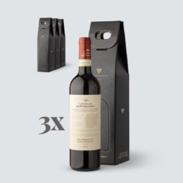 3x Brunello di Montalcino DOCG 2013 Confezione Regalo – Cantina di Montalcino (€ 28 a regalo)