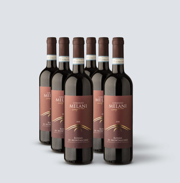 Rosso di Montalcino DOC 2020 Lorenzo Melani (6 bottiglie)  - Cantina di Montalcino