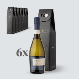 6x Prosecco Extra Dry DOC Leonardo Confezione Regalo – (€ 8,80 a regalo)