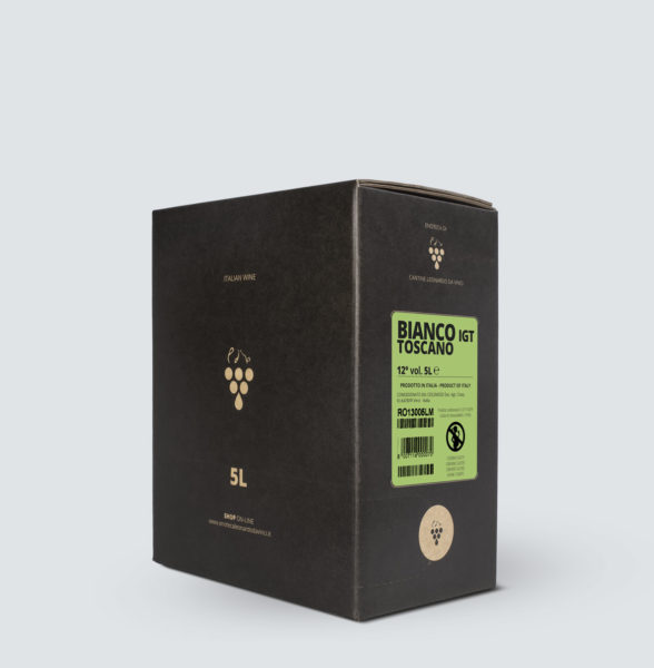 Bag in Box vino Bianco Toscano IGT 5 litri -  (€ 4,20 /litro)