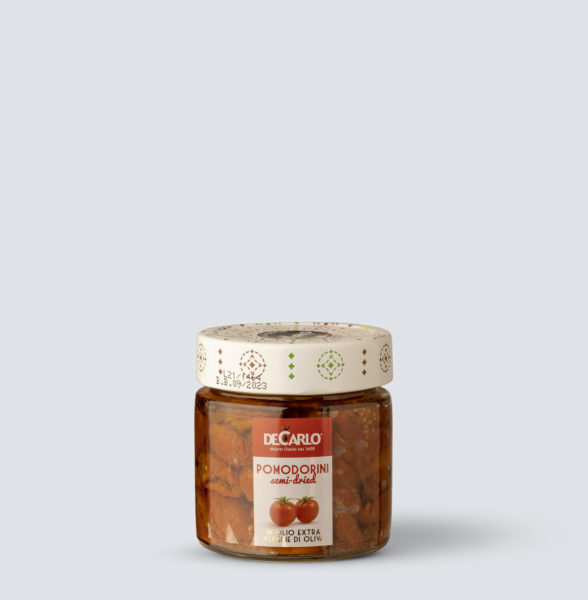 Pomodorini semi secchi sottolio 190 gr